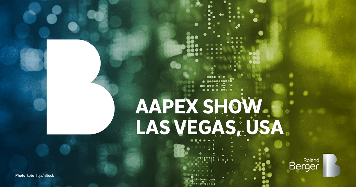AAPEX Show, Las Vegas, USA — Roland Berger
