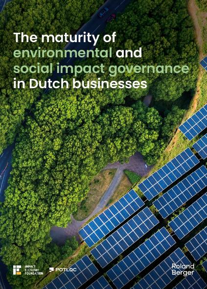 The maturity of environmental and social impact governance in Dutch businesses